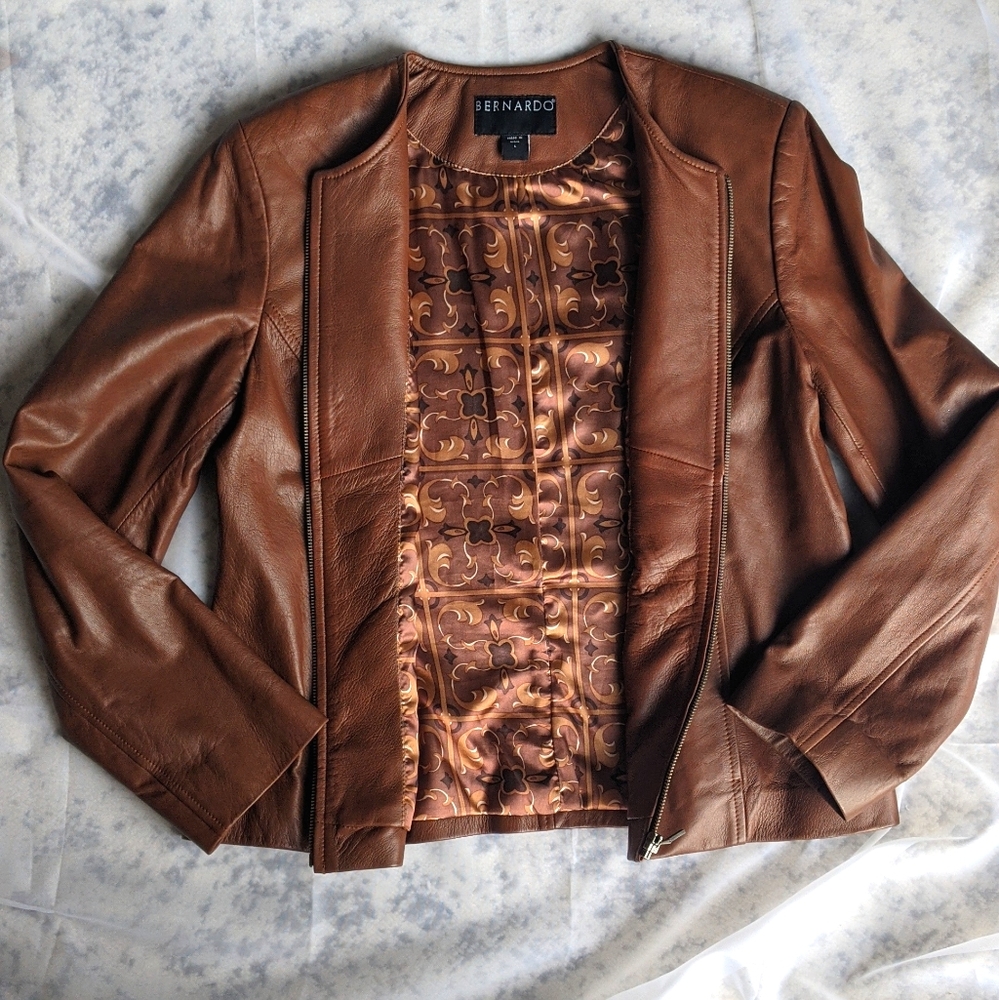 Genuine Brown Leather Jacket
